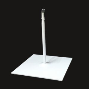 Μεταλλική Βάση Λευκή 12x12cm